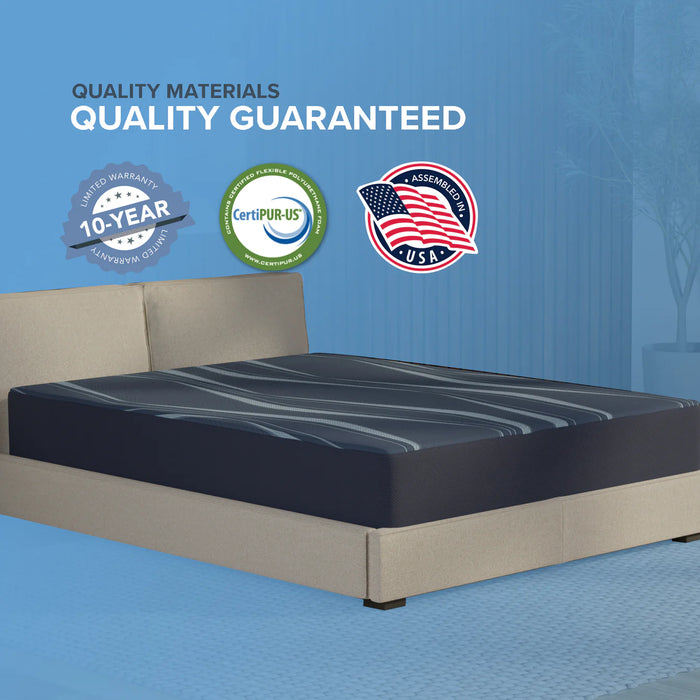 Bedplanet 10” ActiveAlign Reactive Copper Medium-Firm Mattress - Bedplanet