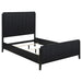Brookmead Modern Bedroom Furniture Set – Wire-Brushed Black Finish with Fluted Texturing, Golden Demi-Lune Handles, and English Dovetail Craftsmanship - LasVegasFurnitureOnline.com
