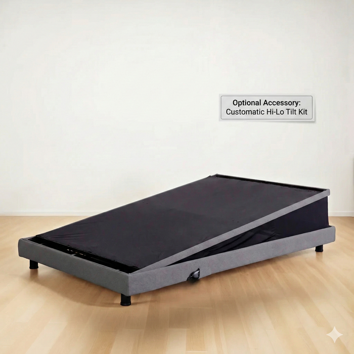 Customatic® DreamSense Synergy Adjustable Base - Smart Comfort & Full- Customatic® DreamSense Synergy Adjustable Base - Smart Comfort & Full-