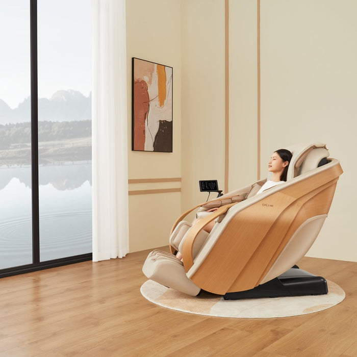 DCore 2 - Made in Japan Ultra Premium Massage Chair w/ Oak Side Panels - MassageChairPlanet.com