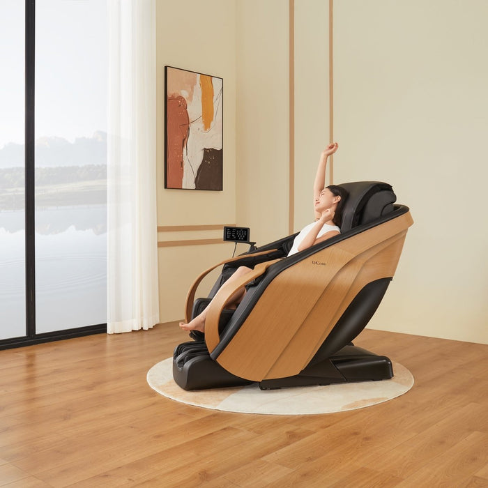 DCore 2 - Made in Japan Ultra Premium Massage Chair w/ Oak Side Panels - MassageChairPlanet.com