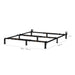 Rize EZ Bed Frame dimensions diagram, expands 38.5 to 76.5 inches wide