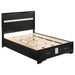 Coaster Fine Furniture Miranda Glam Bedroom Set – Textured Finish, Crystal Handles & Secret Jewelry Drawers - Bedplanet