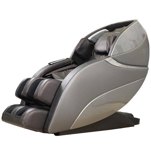 Infinity Genesis Max 4D Massage Chair in Gray/Dark Brown