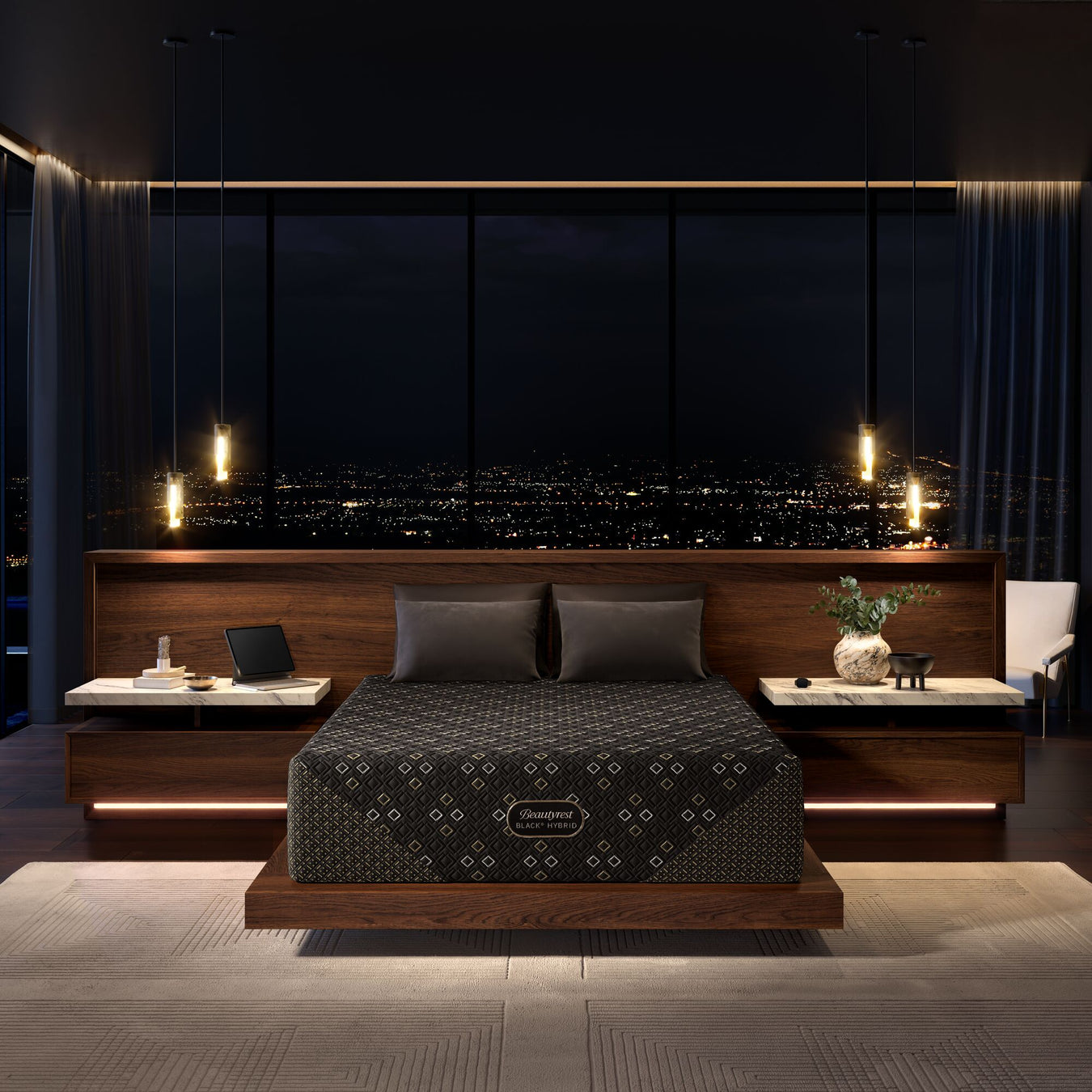 Beautyrest Black Hybrid XCS Series Five Plush Mattress - Bedplanet