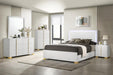 Coaster Fine Furniture Marceline Bedroom Set – LED Headboard with Dresser, Mirror & Nightstand | Black & White - Bedplanet