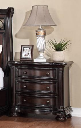 McFerran Home Furnishing B367 Brown Wood Bedroom Set - Bedplanet
