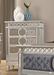 McFerran Home Furnishing B1689 Silver & Grey Velvet Bedroom Set - Bedplanet