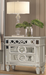 McFerran Home Furnishing B1689 Silver & Grey Velvet Bedroom Set - Bedplanet