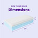 Pillow Cube Side Cube Riser - Bedplanet