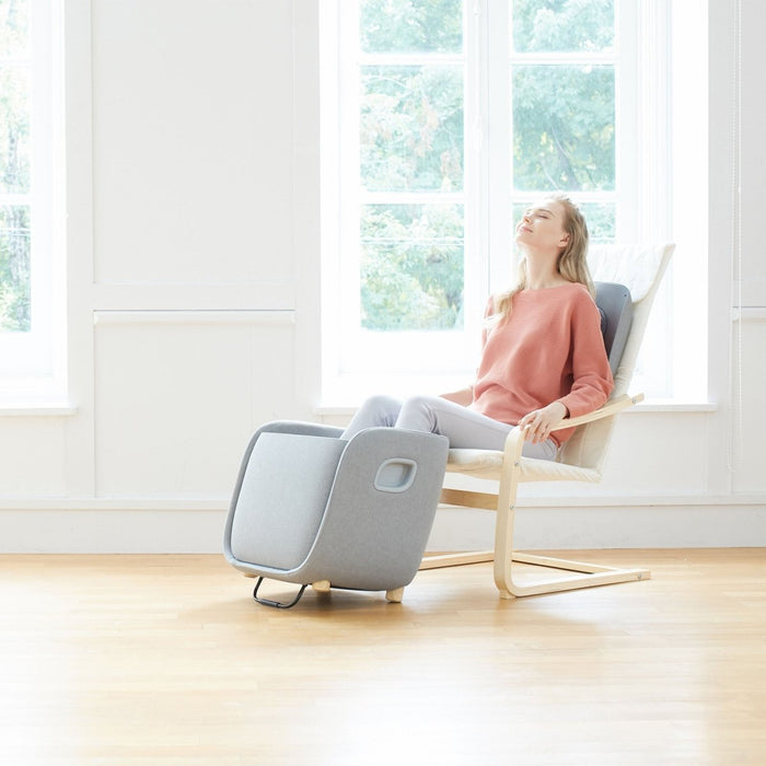 Synca REI Foot and Lumbar Ottoman Massager - MassageChairPlanet.com