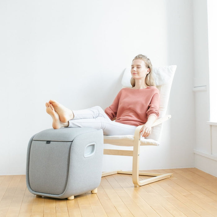 Synca REI Foot and Lumbar Ottoman Massager - MassageChairPlanet.com