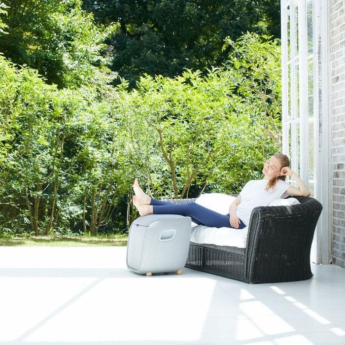 Synca REI Foot and Lumbar Ottoman Massager - MassageChairPlanet.com