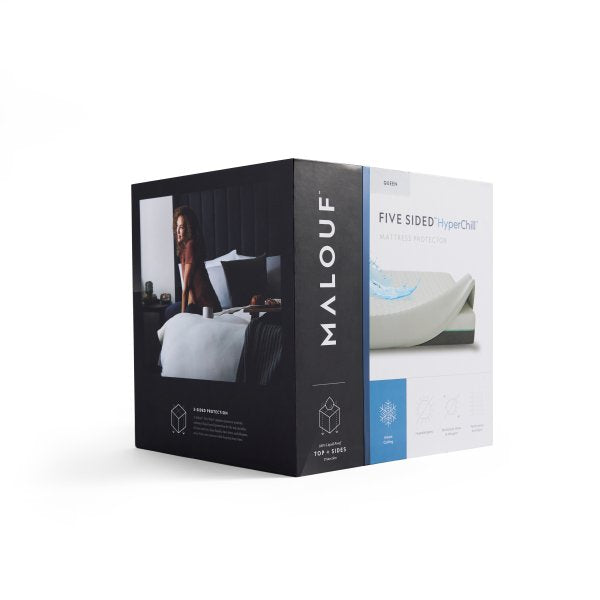 Malouf Five Sided™ + HyperChill™ Mattress Protector - Bedplanet