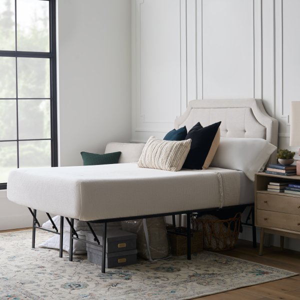 Malouf Highrise™ 18-inch Heavy Duty Metal Platform Bed Frame - Bedplanet