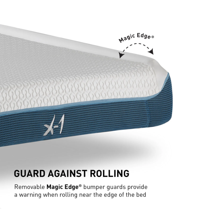 Bedgear X1 Kids Performance Mattress with Magic Edge - Bedplanet