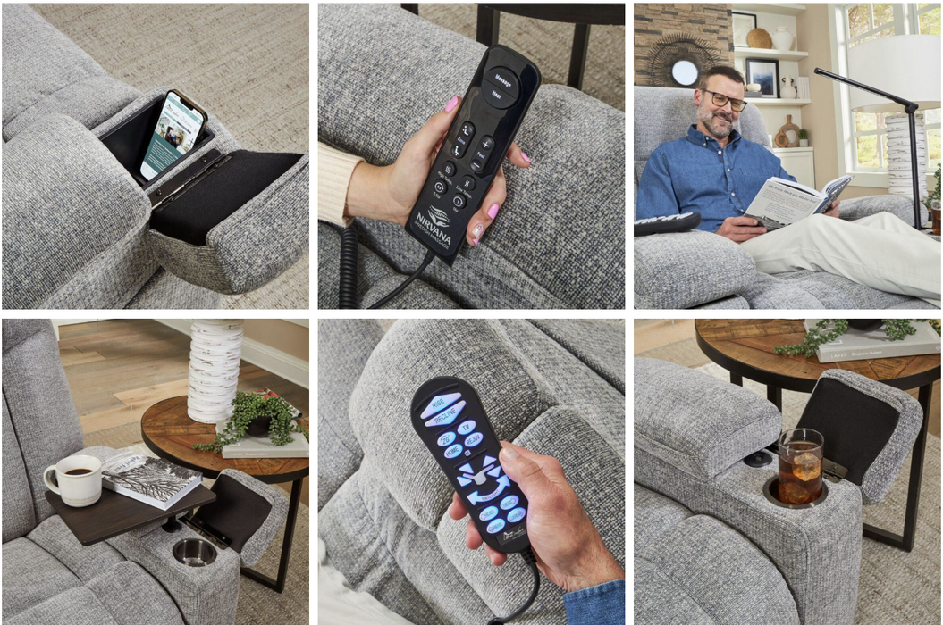 UltraComfort Venice UC477 Large Power Lift Chair Recliner - Bedplanet