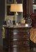 McFerran Home Furnishings B6005 Canopy Bedroom Set – Traditional Carved Solid Wood in Rich Brown Finish - Bedplanet