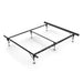 Rize Universal Bed Frame angle-iron steel frame with adjustable glide legs
