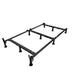 Rize EZ Bed Frame detail showing flip-up headboard brackets and glide legs
