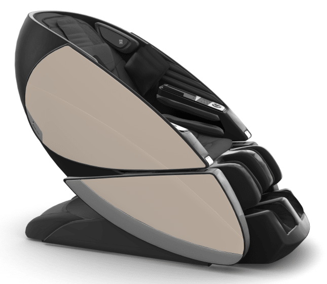 Human Touch Super Novo X Massage Chair in Black SofHyde, Cream SofHyde