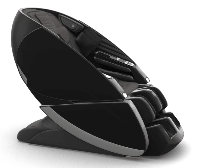 Human Touch Super Novo X Massage Chair in Black SofHyde, Espresso SofHyde