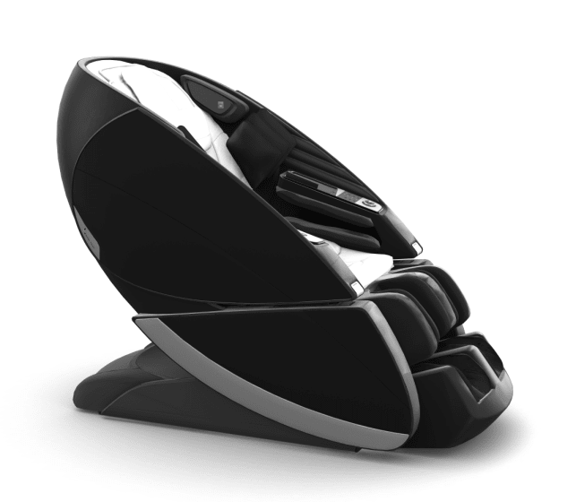 Human Touch Super Novo X Massage Chair in White SofHyde, Black SofHyde