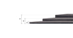 TEMPUR-Flat foundation profile heights compared side by side
