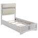 Coaster Fine Furniture Miranda Glam Bed in White - Bedplanet