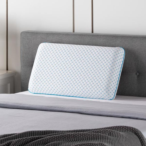Weekender HyperChill Technology Gel Memory Foam Pillow + Reversible Cooling Cover - Bedplanet