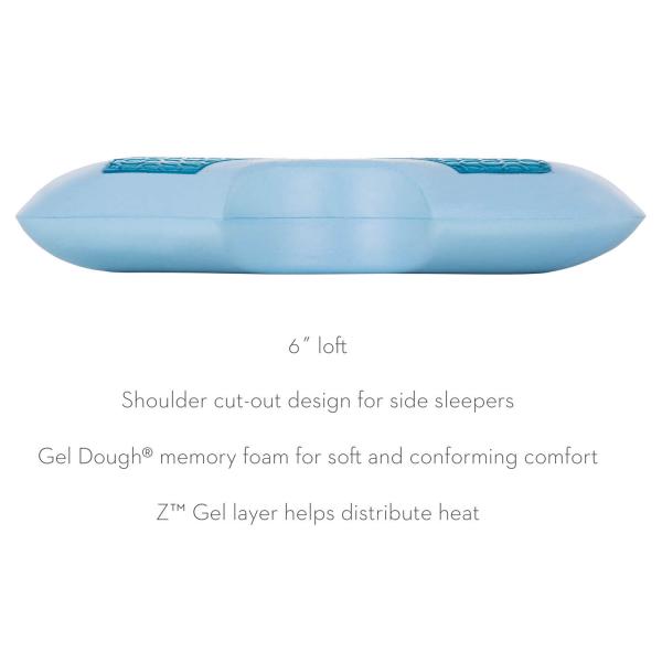 Malouf Shoulder Gel Dough® + Z™ Gel Pillow - Bedplanet