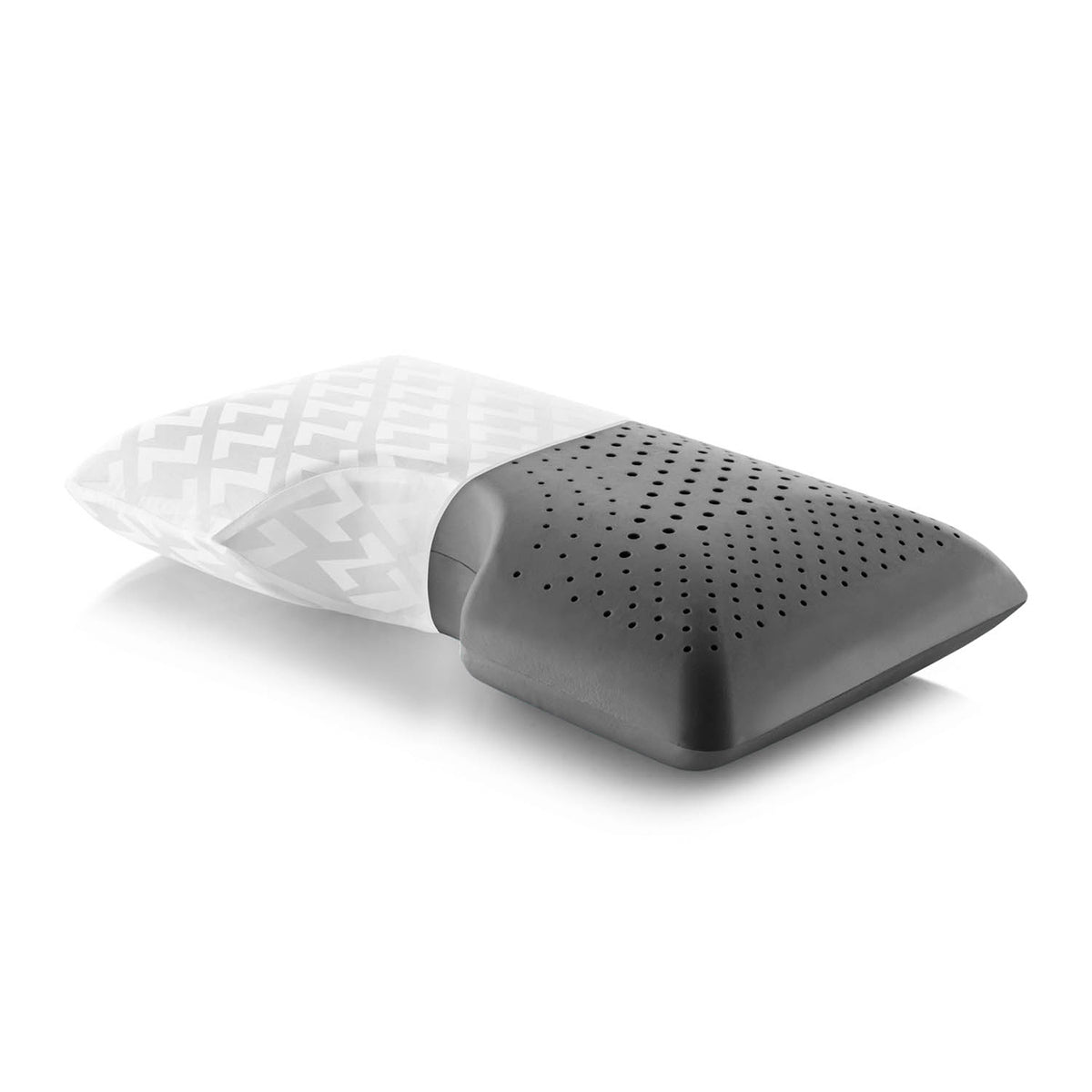 Malouf Shoulder Zoned Dough® Bamboo Charcoal Pillow - Side Sleeper Spe
