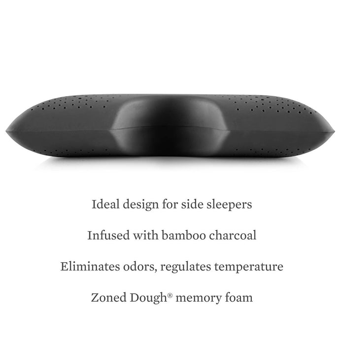 Malouf Shoulder Zoned Dough® Bamboo Charcoal Pillow