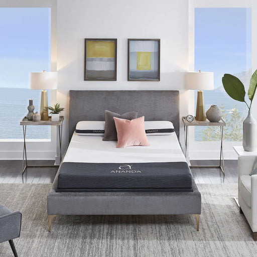 Bedplanet 12" Ananda Pearl and Gel Medium Firm Memory Foam Mattress - Bedplanet