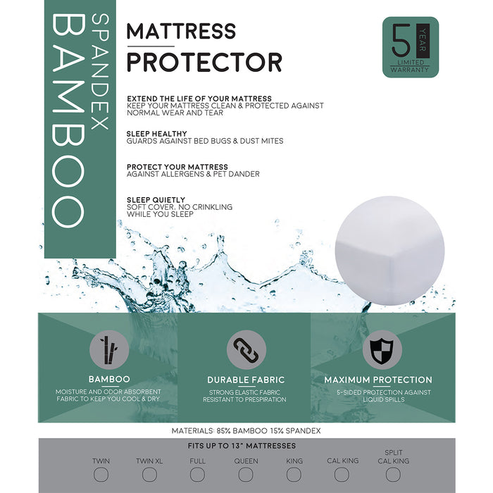 Bedplanet Bamboo Spandex Mattress Protector