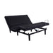 Beautyrest Black Luxury Adjustable Base with head and foot raised, shown without a mattress