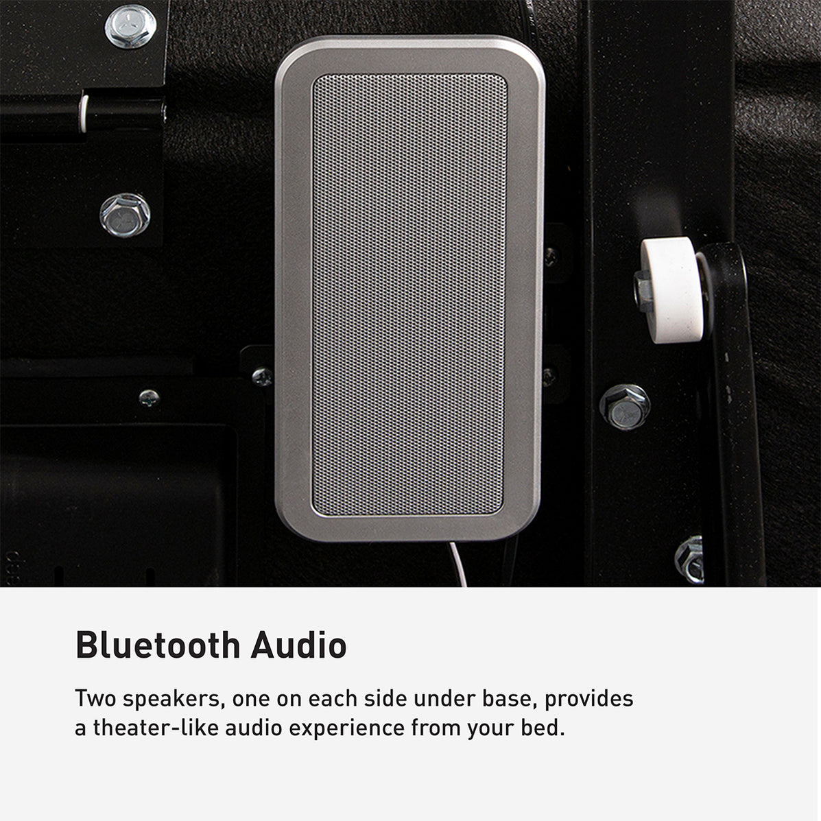Bedgear Flex LSX Adjustable Base - 4-Motor Articulation with Bluetooth