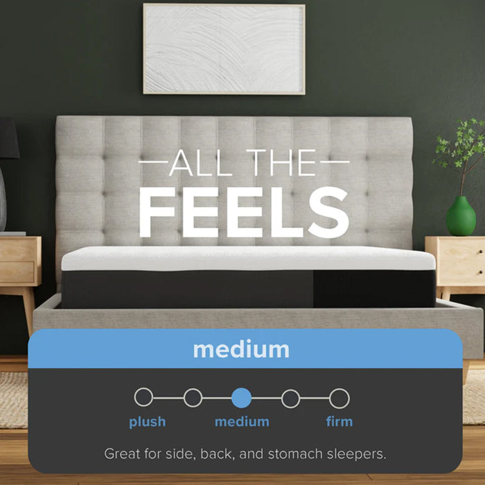 Bedplanet Essentials 10" Gel Infused Medium Memory Foam Mattress