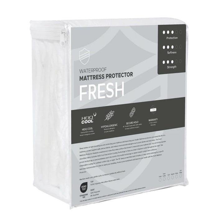 Bedplanet Fresh Microfiber Mattress Protector w/ HEIQ Cooling