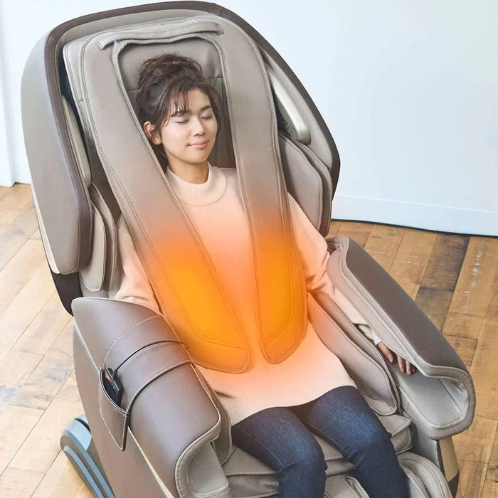 Fujiiryoki Calm Plus Flex Frame SL Track Massage Chair PM - MassageChairPlanet.com