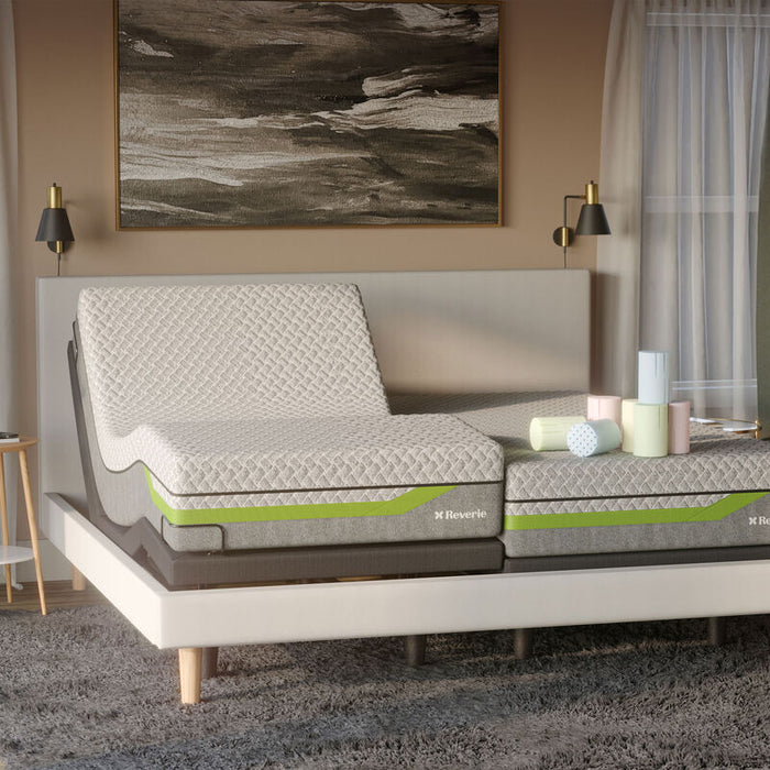 Dream Supreme II Hybrid on adjustable base - room scene