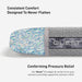 Bedgear Quest Performance® Pillow – Dri-Tec Moisture-Wicking Cover with React Blend Fill for Any Sleep Position