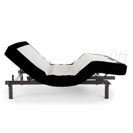 Ergo-Pedic iTilt Incline Therapy Adjustable Bed in Black - Chaise Position - Bedplanet