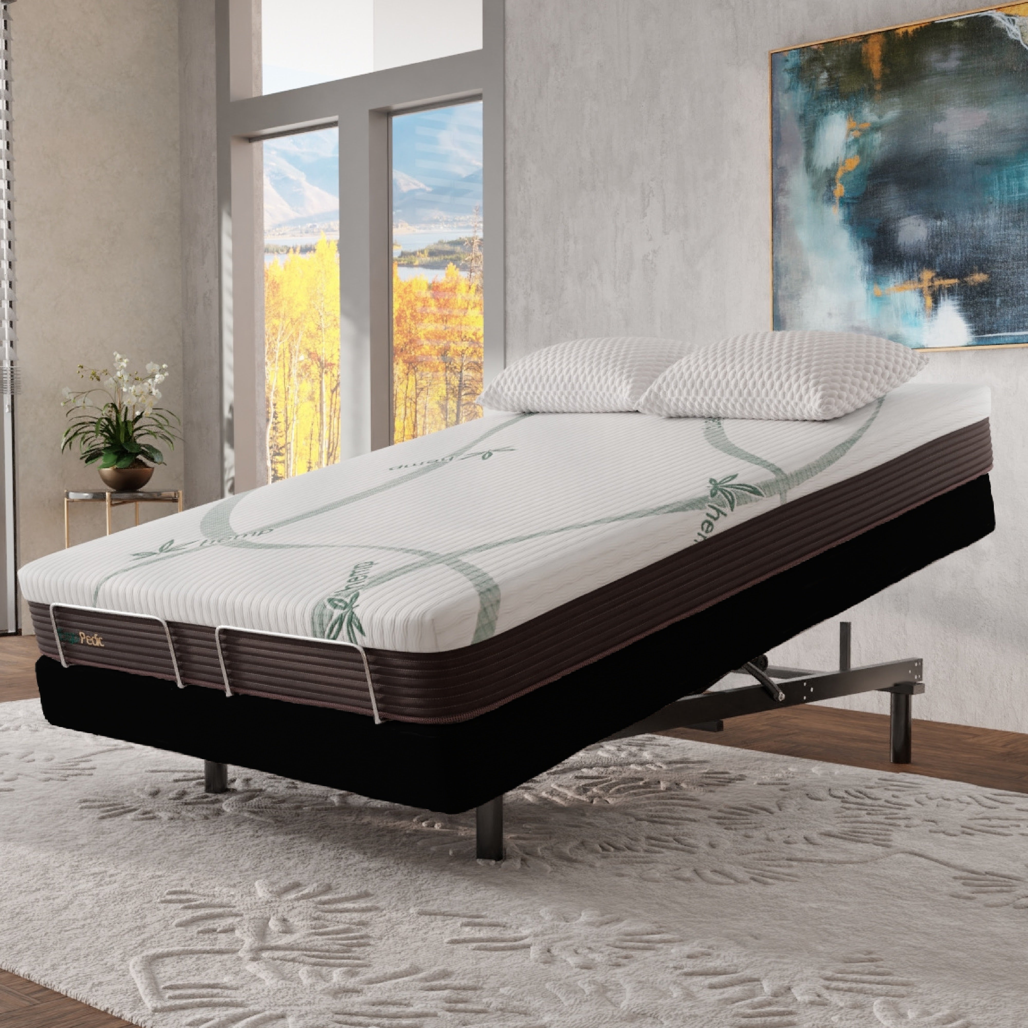 Ergo-Pedic iTilt Incline Therapy Adjustable Bed