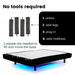 Ergo-Pedic iTilt Adjustable Bed no tools required setup - Bedplanet