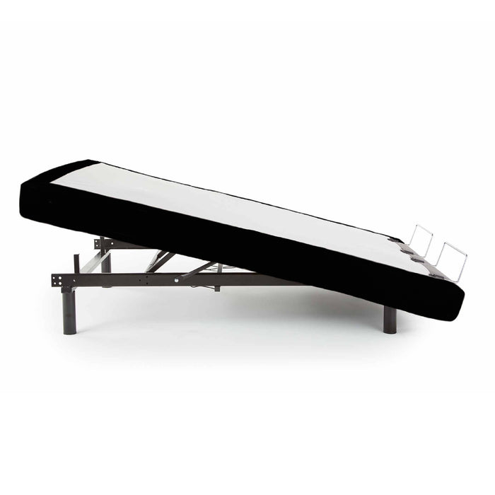 Ergo-Pedic iTilt Twin XL Adjustable Bed in incline tilt position - Bedplanet
