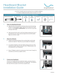 Ergomotion Ascend headboard bracket installation guide showing included parts and steps
