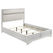 Coaster Fine Furniture Miranda Glam Bedroom Set – Textured Finish, Crystal Handles & Secret Jewelry Drawers - Bedplanet