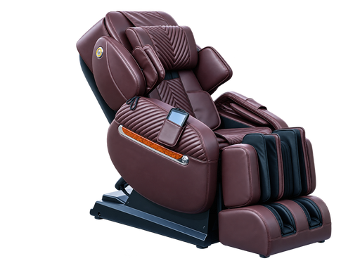 Luraco iRobotics 11 (i11) Special Edition Medical Massage Chair - Chocolate - angled view