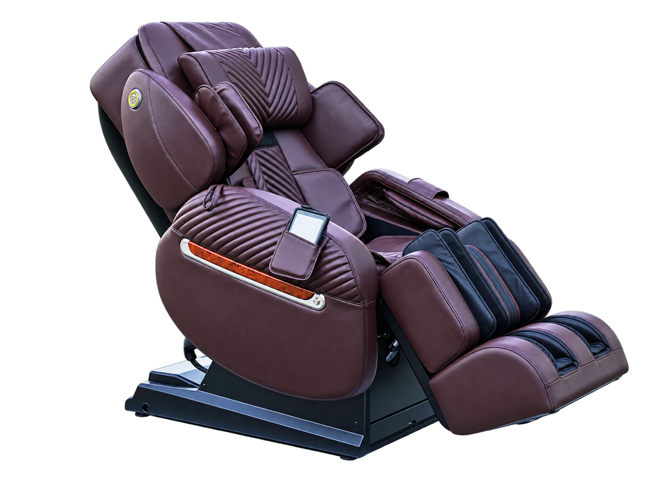 Luraco iRobotics 11 (i11) Special Edition Medical Massage Chair - Chocolate - easy-entry armrests